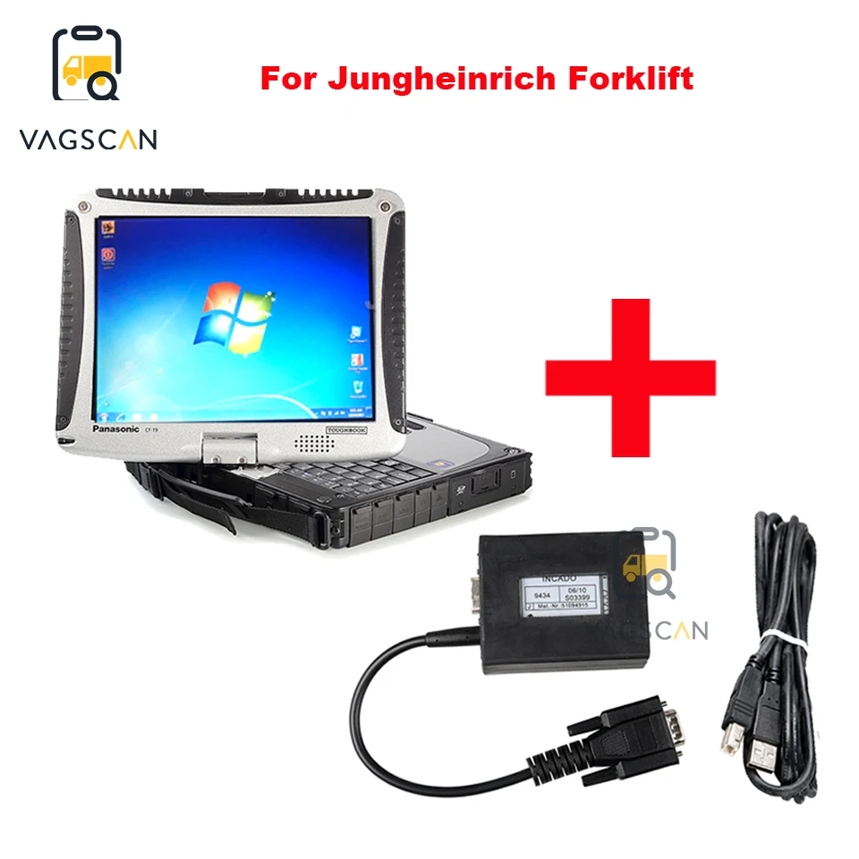 Toughbook CF19 CF-19 для вилочных погрузчиков диагностический инструмент комплект Jungheinrich