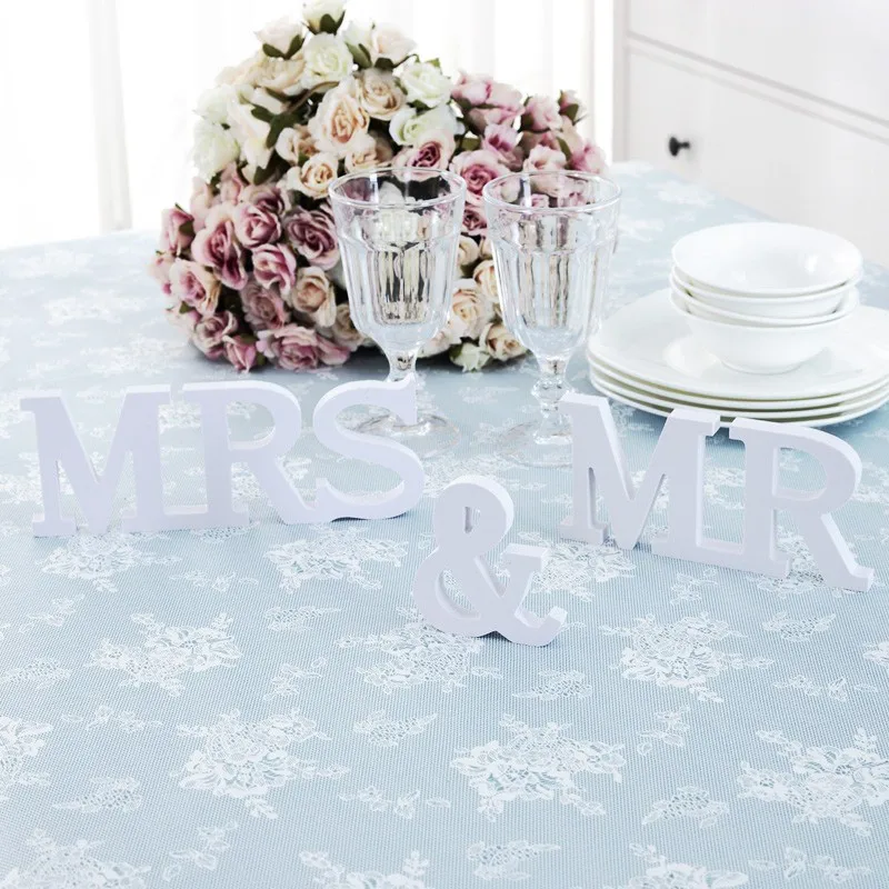 Свадебные знаки MR &amp MRS деревянные принадлежности для вечеринок предметы