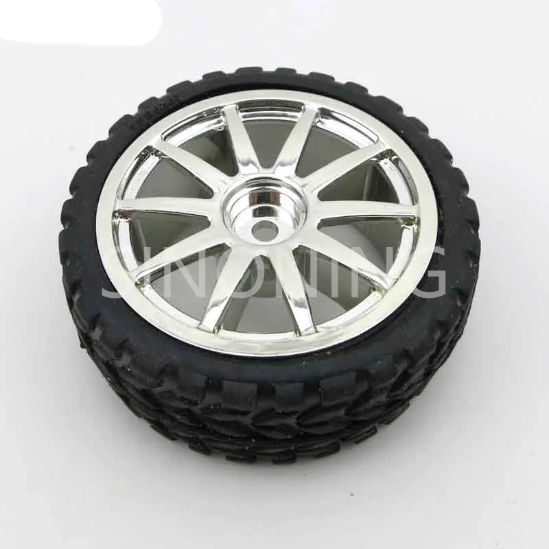 2 шт. 65 мм шестигранное отверстие игрушечное колесо шина для робота автомобиля