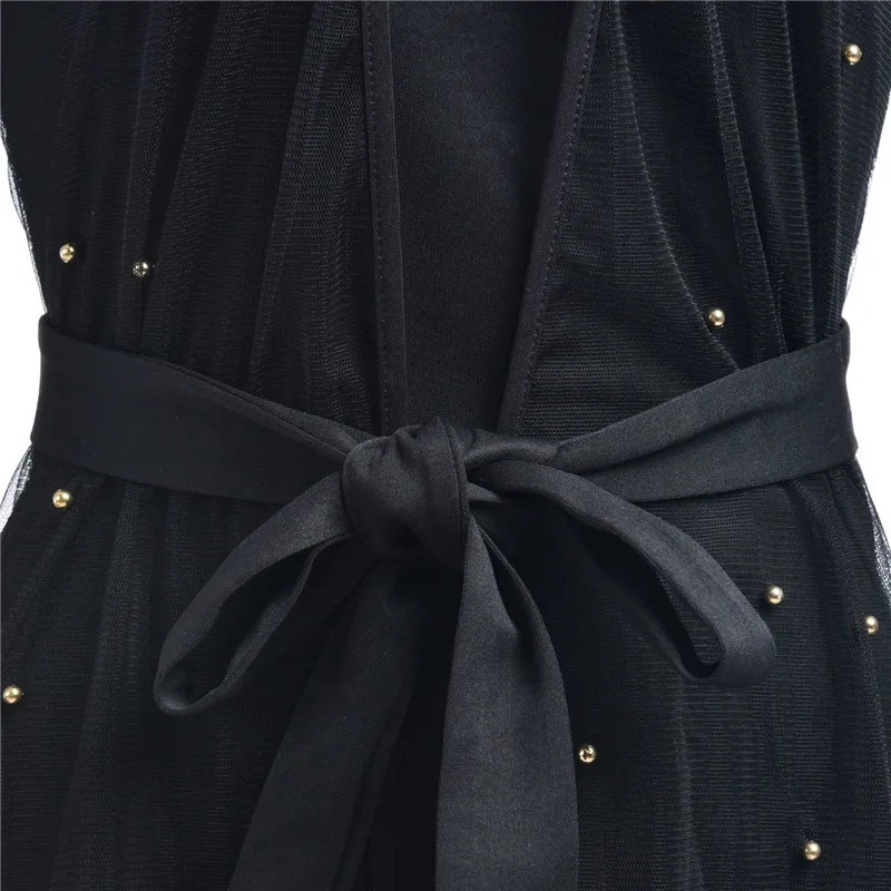 Женское сексуальное шифоновое длинное летнее платье из 2 предметов boho Mesh крупные