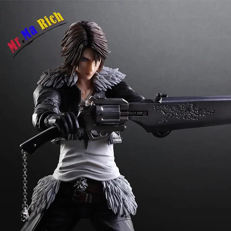 Gioca Arts Kai Final Fantasy VII Squall Variante фигурка Varable Leonhart Gunblade ПВХ Фигурки Brinquedos Giocattolo|action