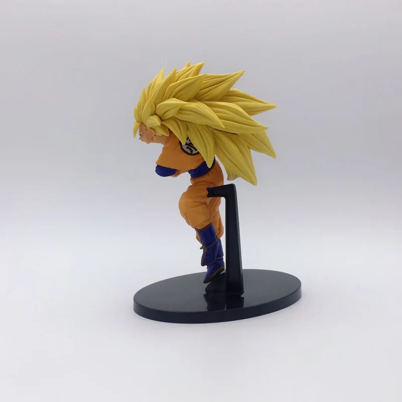 Фигурки DBZ Super Saiyan Son Gokou Goku Three Battle Damage Edition Аниме ПВХ кукла модель игрушки 20 см |