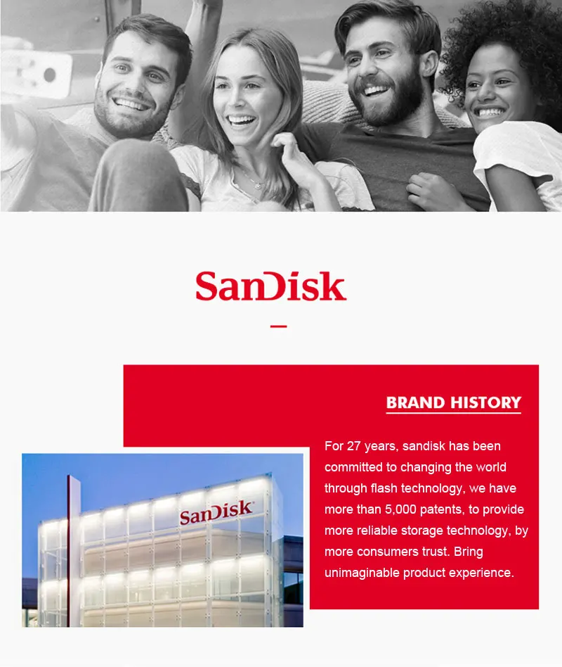 SanDisk USB 2,0 Мини-флеш-накопители 64 ГБ 32 ГБ 16 ГБ флеш-накопитель U диск USB ключ Флешка для ПК