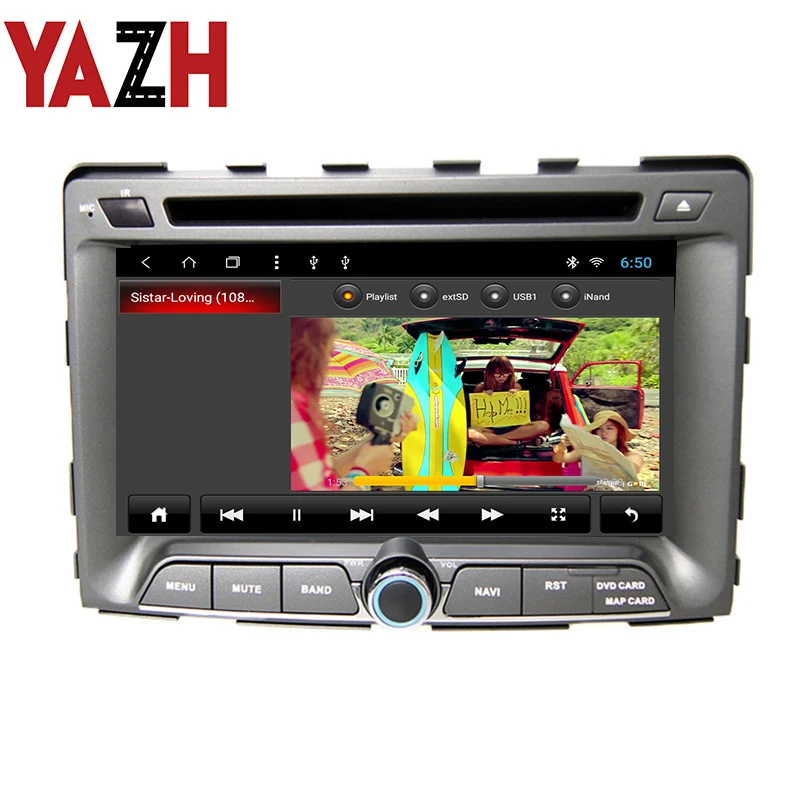 YAZH 2 Din автомагнитола CD dvd-плеер для Ssangyong Rodius 2004/Rexton 2006/STAVIC/Micro Stavic Android стерео Мультимедиа gps SWC