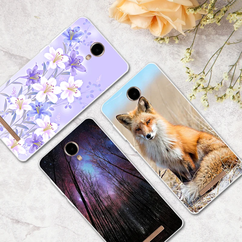 Чехол для Prestigio Wize PX3 5 0 дюйма прозрачный силиконовый чехол с рисунком телефона