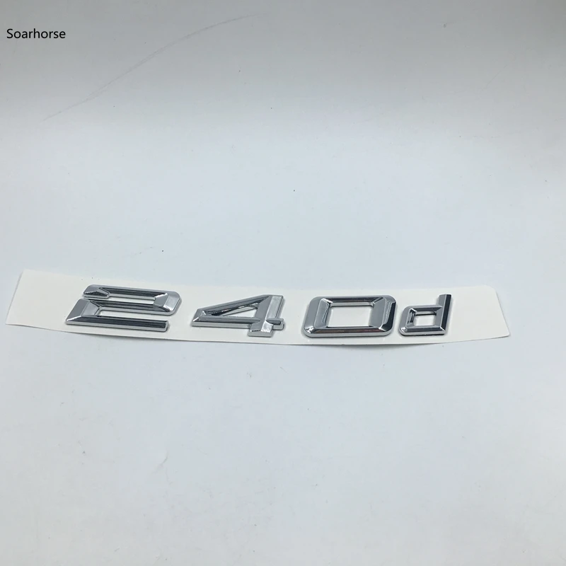 Soarhorse для BMW 218d 220d 228d 230d 235d 240d наклейки с эмблемами задние буквы логотип наклейка F22