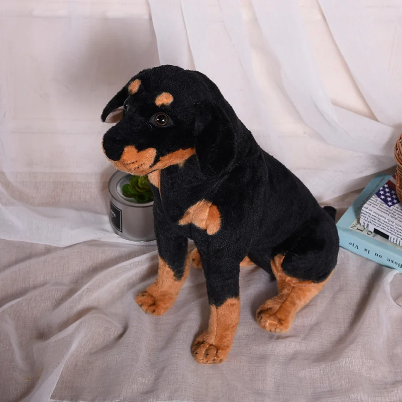 

large 65cm simulation Rottweiler dog plush toy soft doll pillow Christmas gift w1003