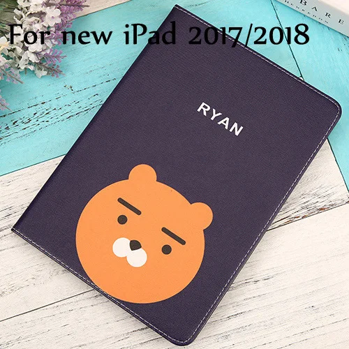 02 new ipad Смарт-часы кожаный чехол для нового iPad /, air/air2, 2/3/4, iPad pro 9," Прекрасный стильная футболка с изображением персонажей видеоигр чехол для планшета чехол s+ подарки - Цвет: 02 new ipad
