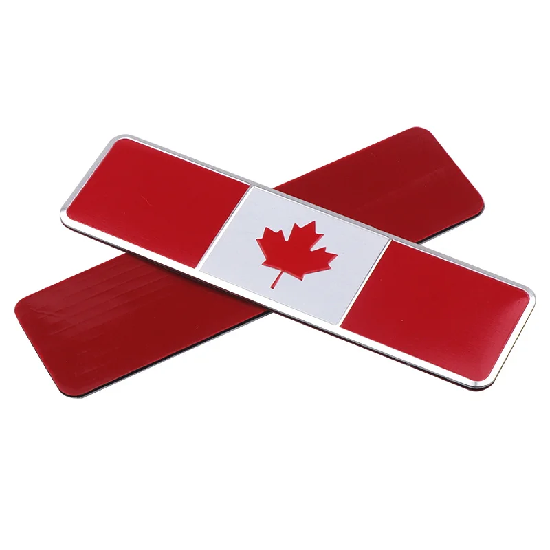 Автостайлинг канадский национальный флаг эмблема яркая наклейка окошко