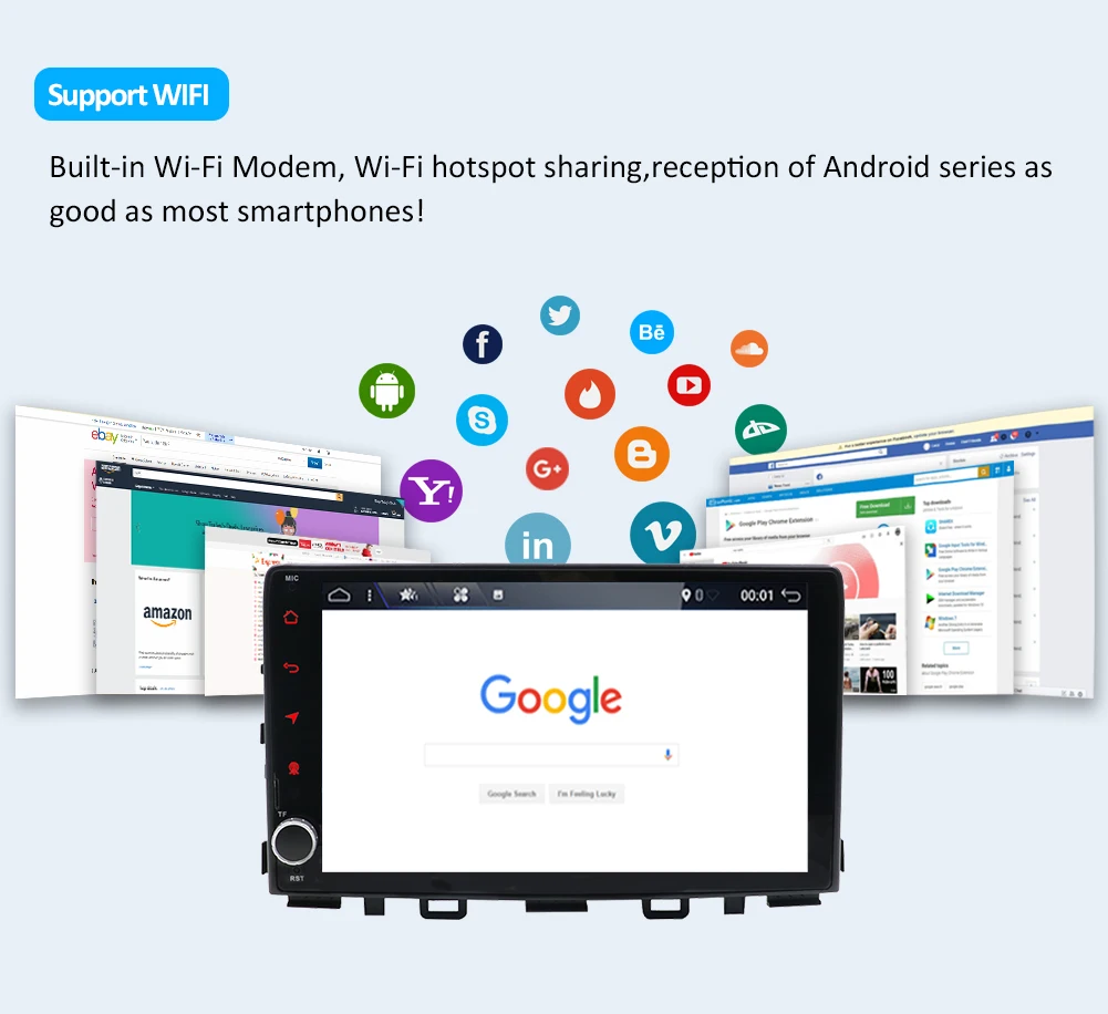 32G rom Восьмиядерный Android 9,0 автомобильный Радио BT мультимедийный плеер навигация gps для KIA RIO