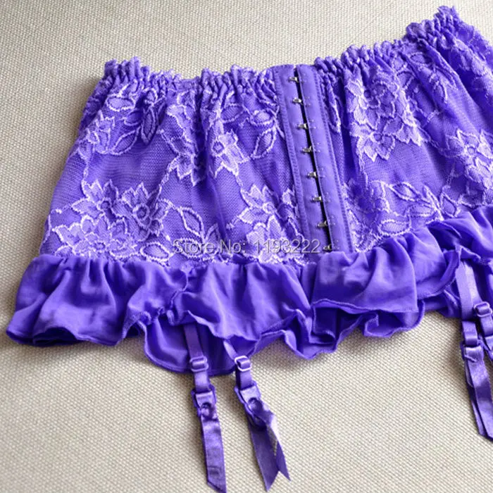 Женское прозрачное кружевное нижнее белье с цветочной вышивкой пояс резинками