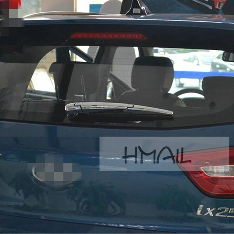 

ABS chrome rear tail wiper cover for 2015 HYUNDAI IX25,Free shipping window wipe trim plastic plating car styling cover stickers