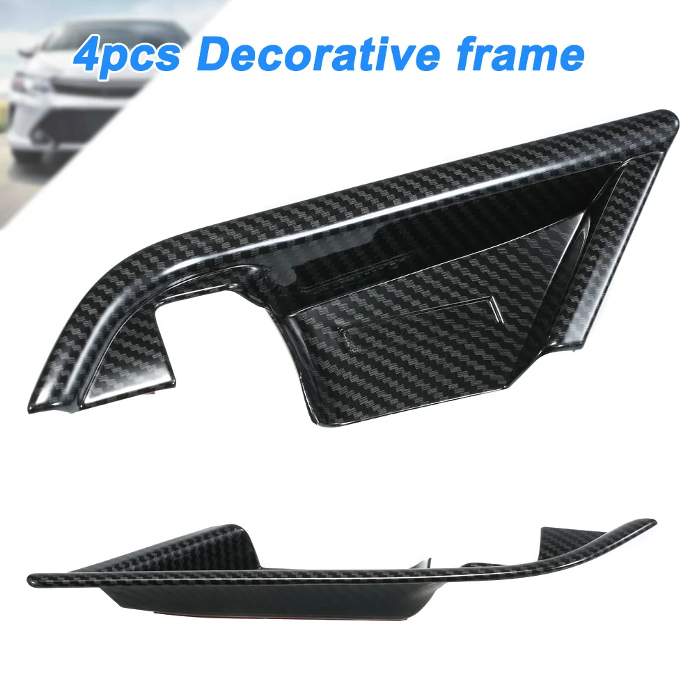 4 шт. Автомобильная внутренняя дверная ручка Накладка Крышка Чаша для Toyota Camry 2018