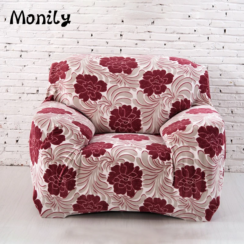 Monily цветок толстый плюшевый мягкий диван чехол тугая обертка все включено
