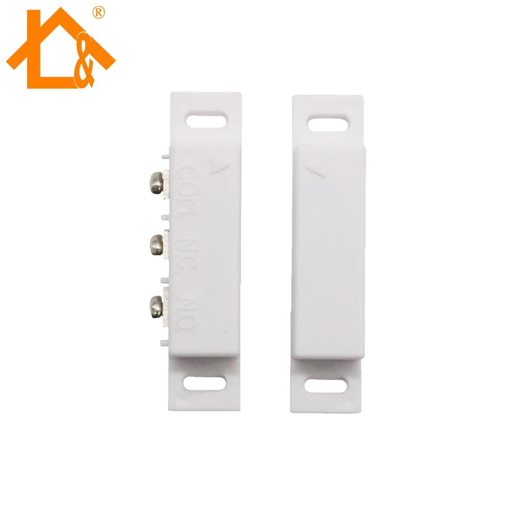 Проводной магнитный датчик открытия окон и дверей с NC/без дополнительного вывода