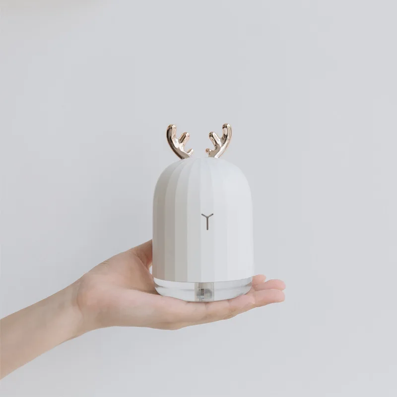 220ML USB Deer Ultrasonic Air Humidifier Aroma Essential Oil Diffuser LED Night Light Mist Maker Fogger for Home Car Xmas Gift | Бытовая