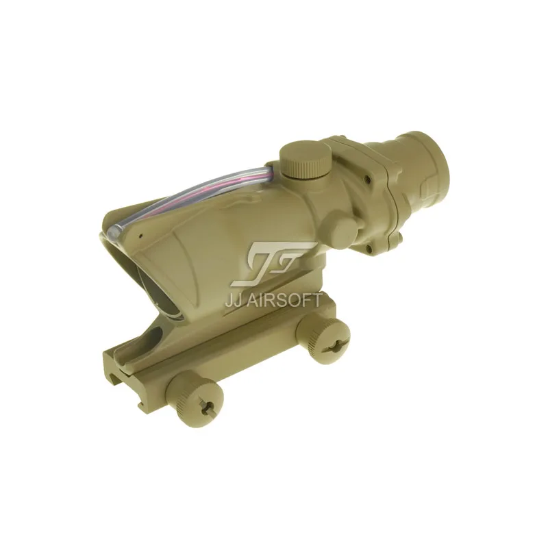 J страйкбол ACOG 4x32 TA31 красное волокно с подсветкой красная кроссовая винтовка