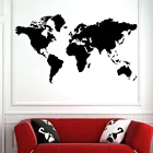 Горячая Распродажа большая карта мира, глобальный атлас, виниловые художественные обои, татуировки, односторонний визуальный узор, домашний декор, Y-255