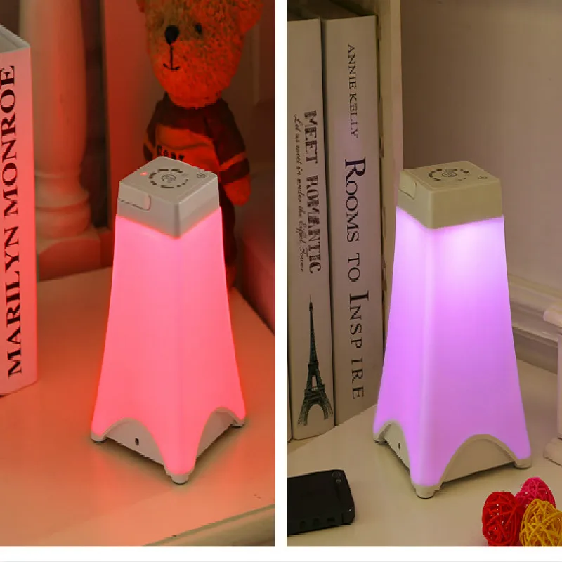 CHENGYILT 0 9 Вт LED USB Перезаряжаемый ночник бесступенчатые диммер лампы Эйфелева башня