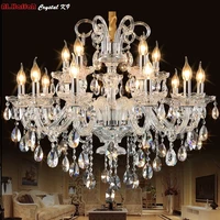 crystal chandelier lights lamp for living room cristal lustre chandeliers lighting pendant hanging ceiling fixtures modern led