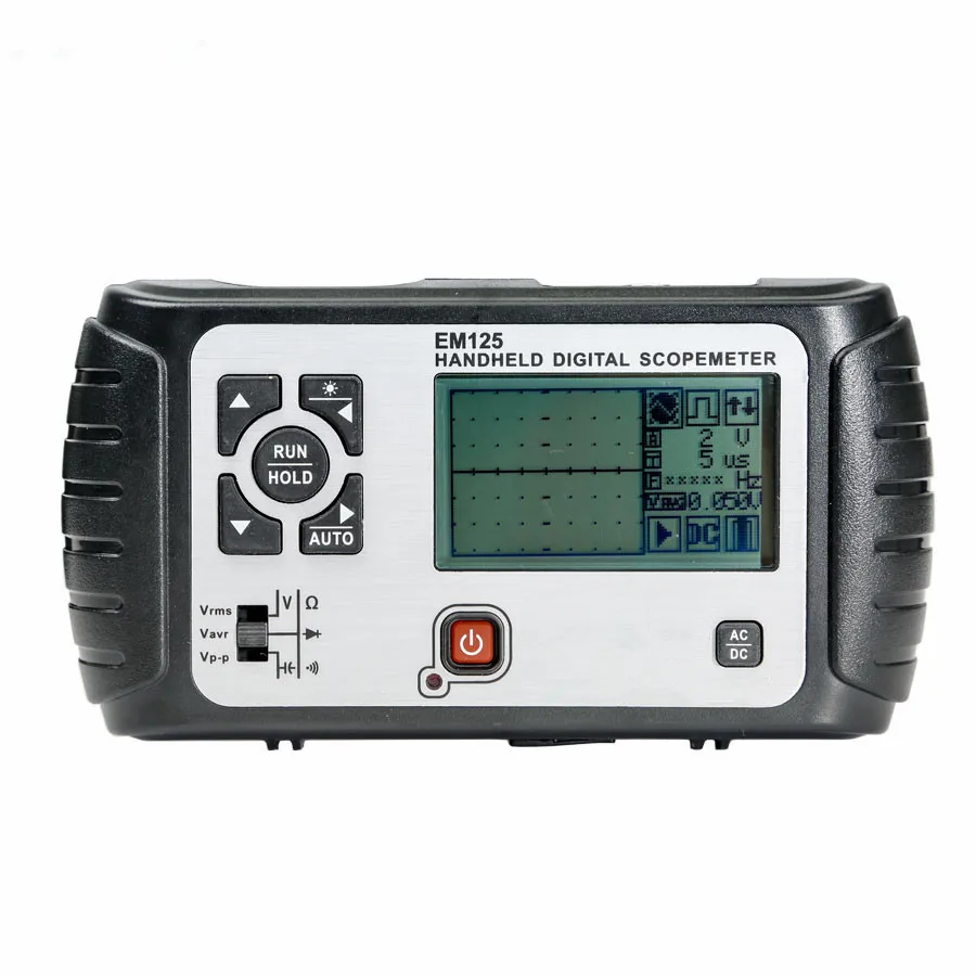 Hot Sale Digital 2in1 Handheld Portable Oscilloscope+Multimeter25MHz 100MSa/s Single Channel Waveform USB LCD Backlight EM125 |