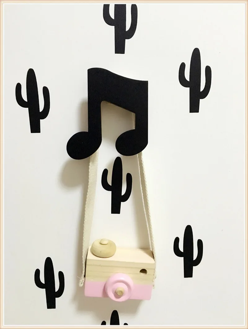 Крючок для нот в скандинавском стиле деревянный украшение детской комнаты