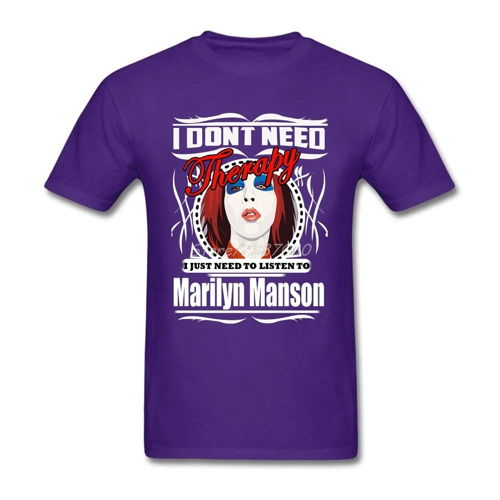 Marilyn Manson T Shirt XXXL Short Sleeve Custom Men's Clothes Hiphop Funko Pop Cotton Crewneck Funny T-shirts | Мужская одежда