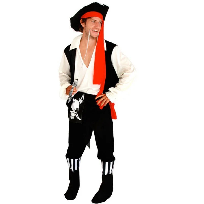 Костюмы пиратов для женщин мужчин взрослых Хэллоуин мужской костюм капитана
