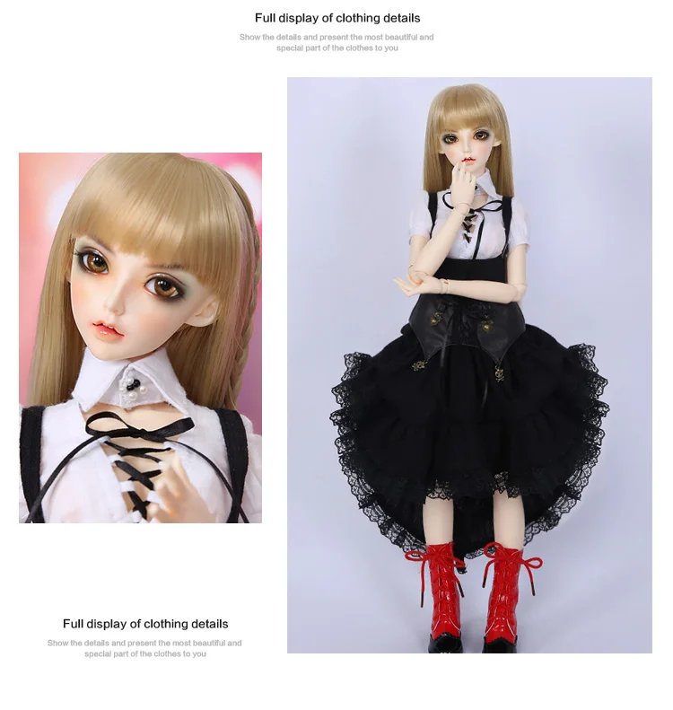 BJD одежда Fairyland Feeple60 Celine 1/3 BJD SD сексуальное платье Красивая кукольная одежда ремонт тела OUENEIFS luodoll