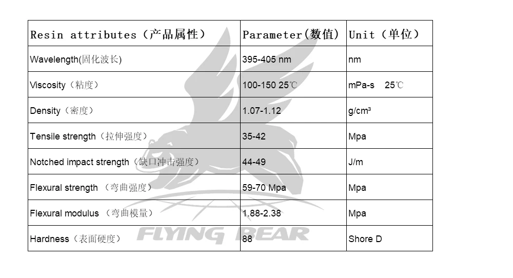 FlyingBear высокое и качественное дешевое 500 мл 405NM Смола DLP принтер Смола SLA 3d принтер смола