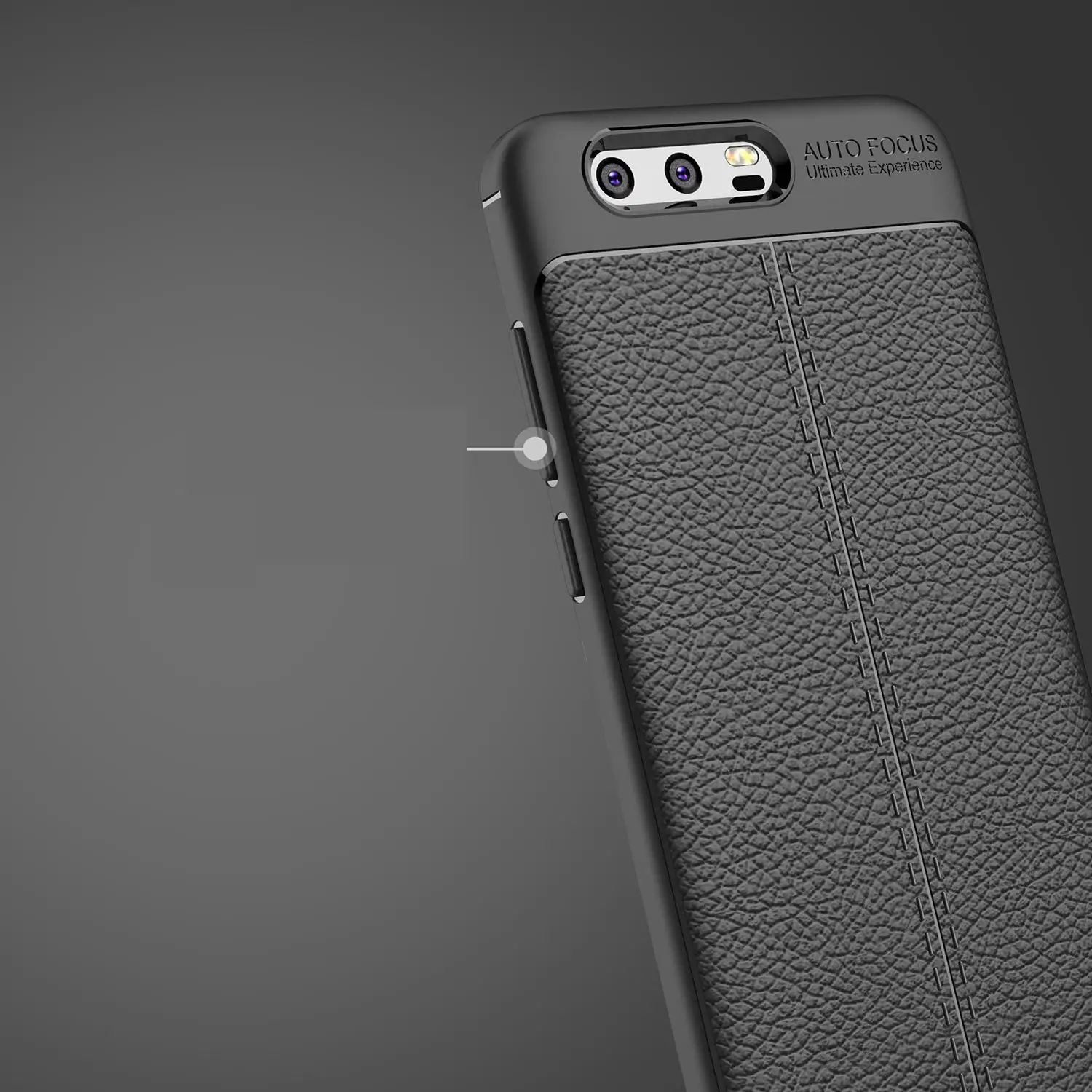 Litchi кожа люкс телефон чехлы для huawei Honor 9 ТПУ мягкой углеродного волокна чехол