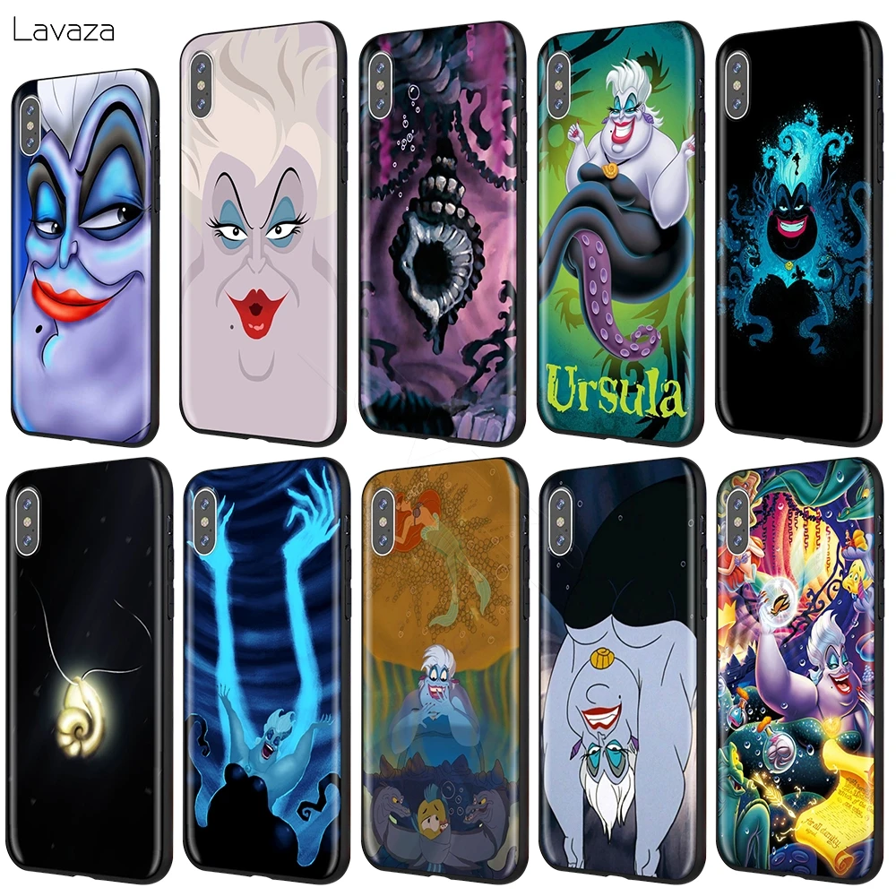 Чехол Lavaza Урсула маленькая Русалочка для iPhone 12 mini 11 Pro XS Max XR X 8 7 6 6S Plus 5 5s se|Бамперы| |