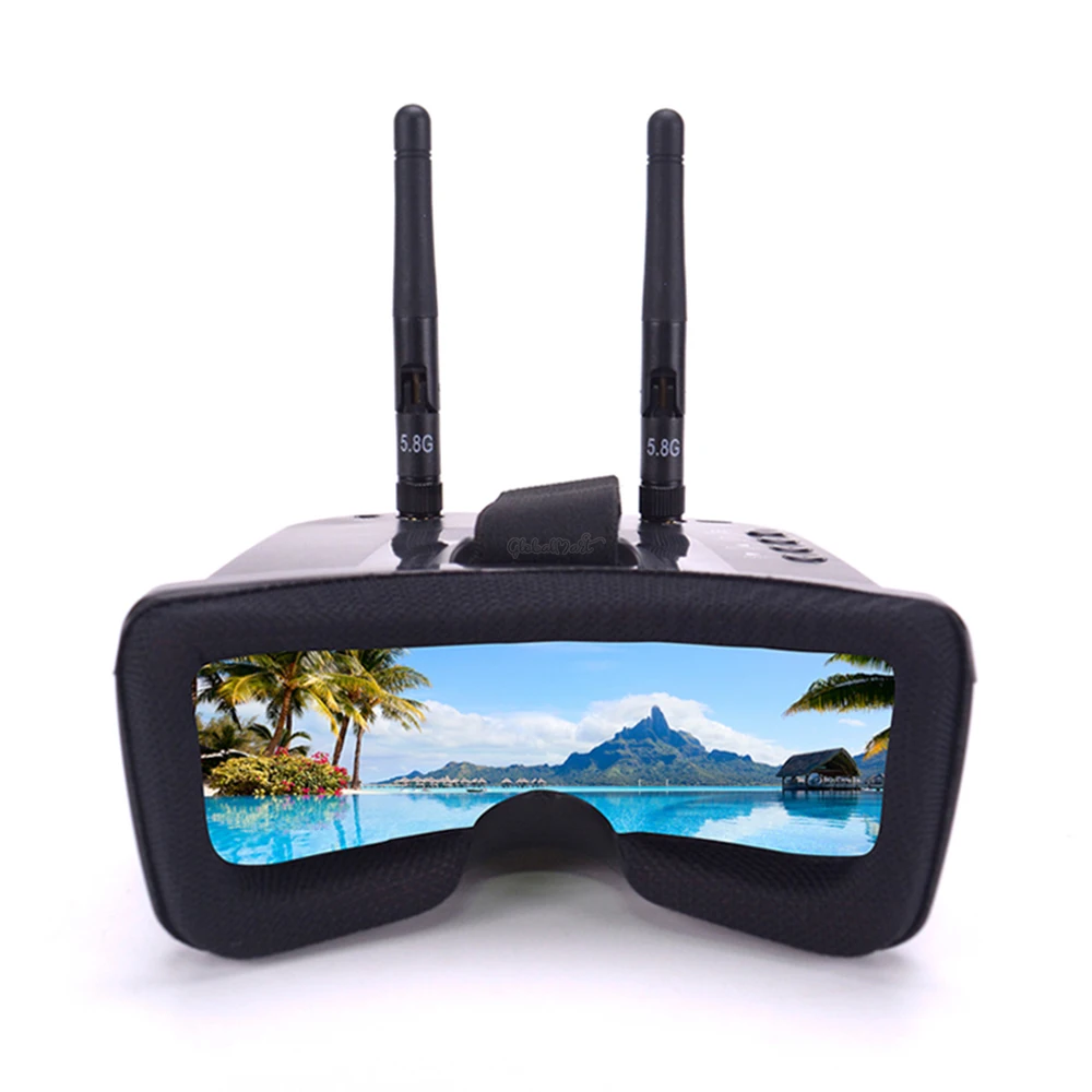 FPV 3 дюймовый дисплей 480*320 5 8G 40CH Мини очки со встроенной батареей 1200 мАч/мини DVR