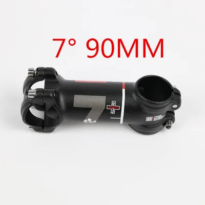 7 degree 90MM Сверхлегкий стержень для шоссейного велосипеда MTB moutain, алюминиевый сплав, стержень для велосипеда icycle, велосипедные стебли 7/17 градусов, 60-110 мм - Цвет: 7 degree 90MM