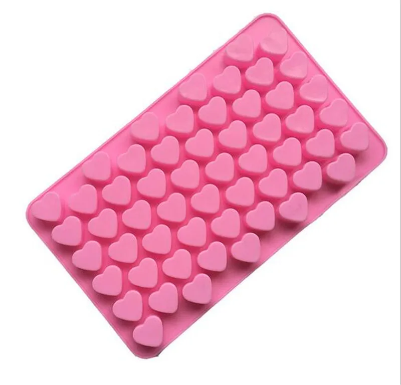 30 шт. 55 отверстий форма для выпечки торта 1 5 силиконовые мини-формы в форме сердца