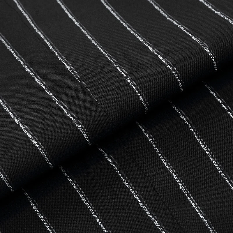 men suit black white striped business groom wear mens suits with pants vests wedding suits for men man suit slim fit 6xl plus 58