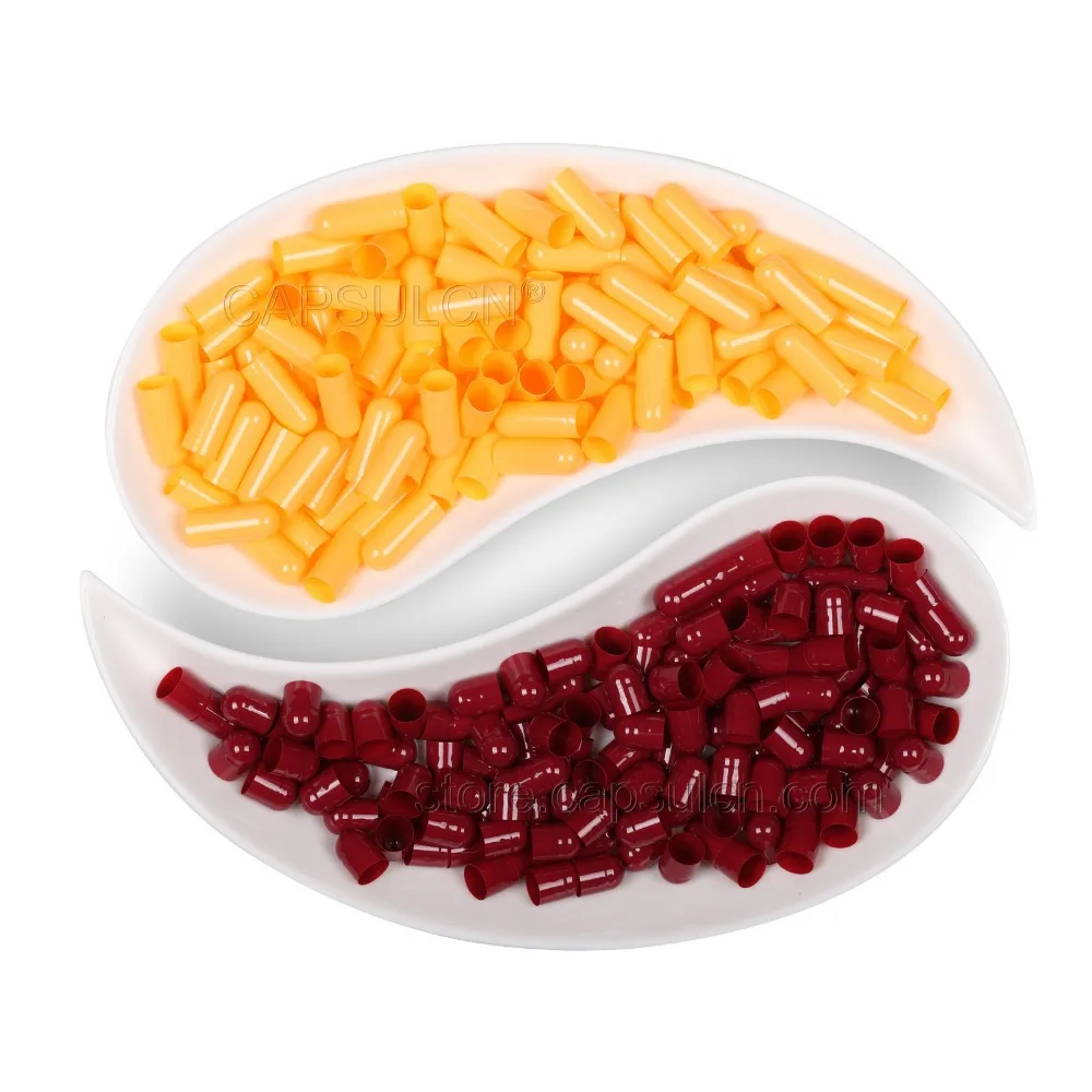 Бесплатная доставка! 5000 штук/Размер коробки 00 Пустые желатиновые Соединенные