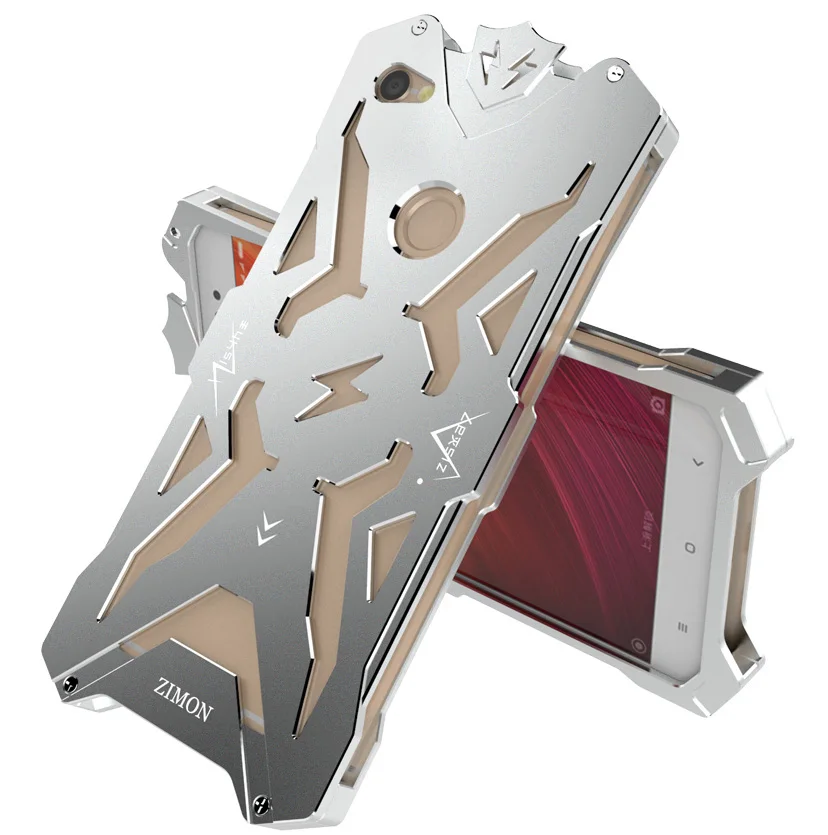 Zimon чехлы для Xiaomi Redmi Note 5A чехол мощный ударопрочный винт Ironman Алюминиевый