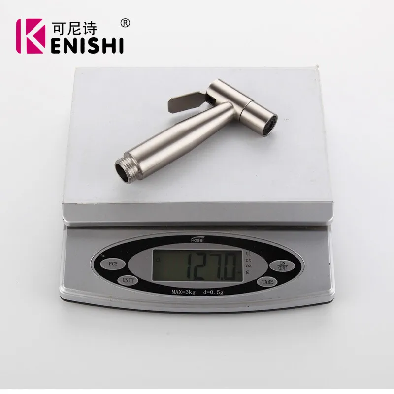 KENISHI 2 функции 2-полосный распылитель биде из нержавеющей стали для туалета смывной распылитель биде туалетное крепление матовый никель