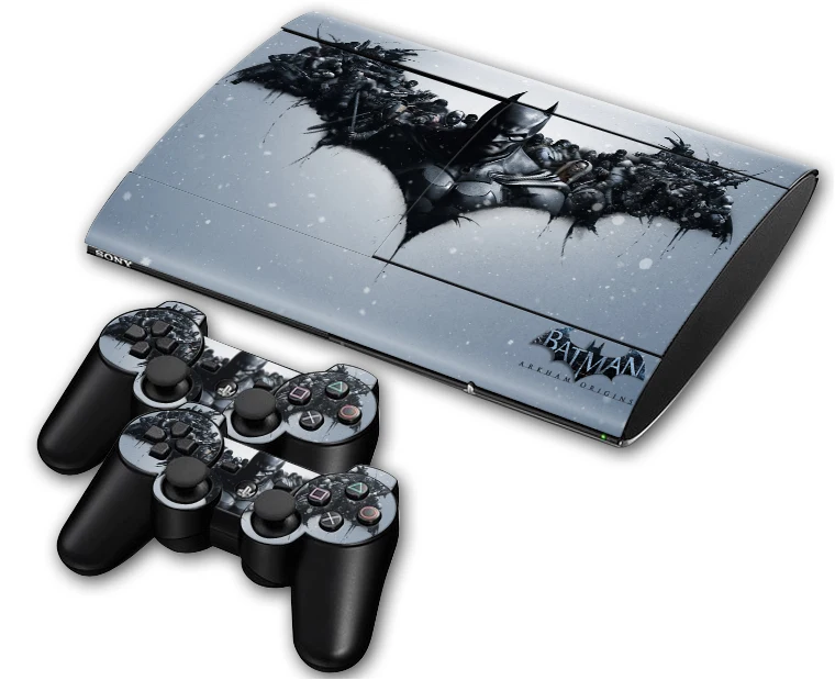 Хороший дизайн ПВХ кожи Стикеры для Ps3 super slim 4000 консоль и контроллеры Стикеры s