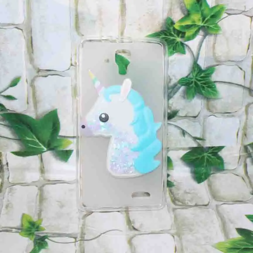 3D Glitter Stars Dynamic Liquid Quicksand Case Funda For Lenovo A536 A358T 5.0'' Soft Back Cover Para Unicorn Cases | Мобильные
