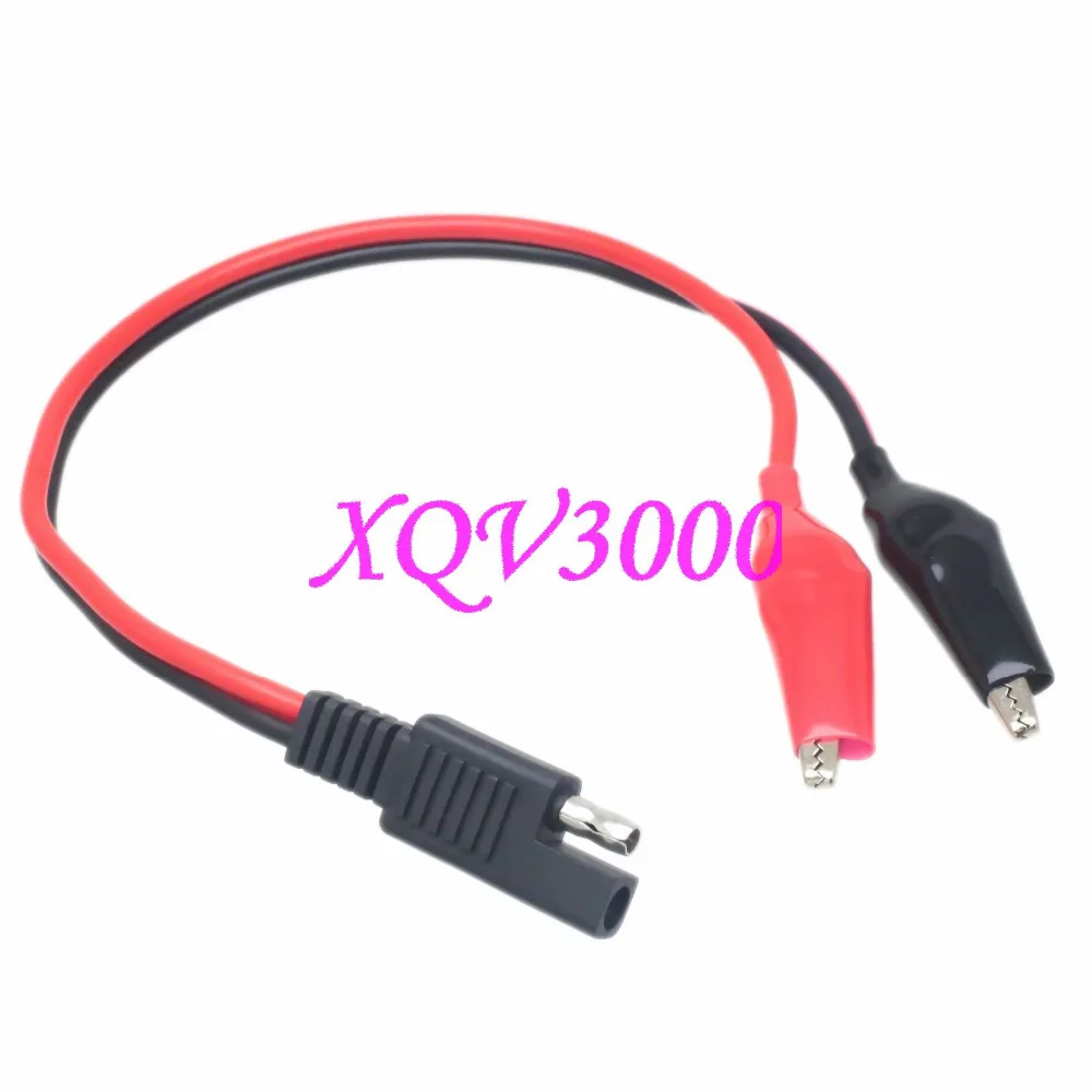 SAE 2-полюсный плоский штекер до 44 мм зажима типа крокодил стандартный кабель 14AWG 1