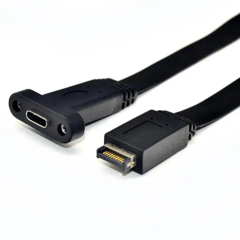 Разъем передней панели USB 3 1 тип E M на C F кабель расширения материнской платы линия