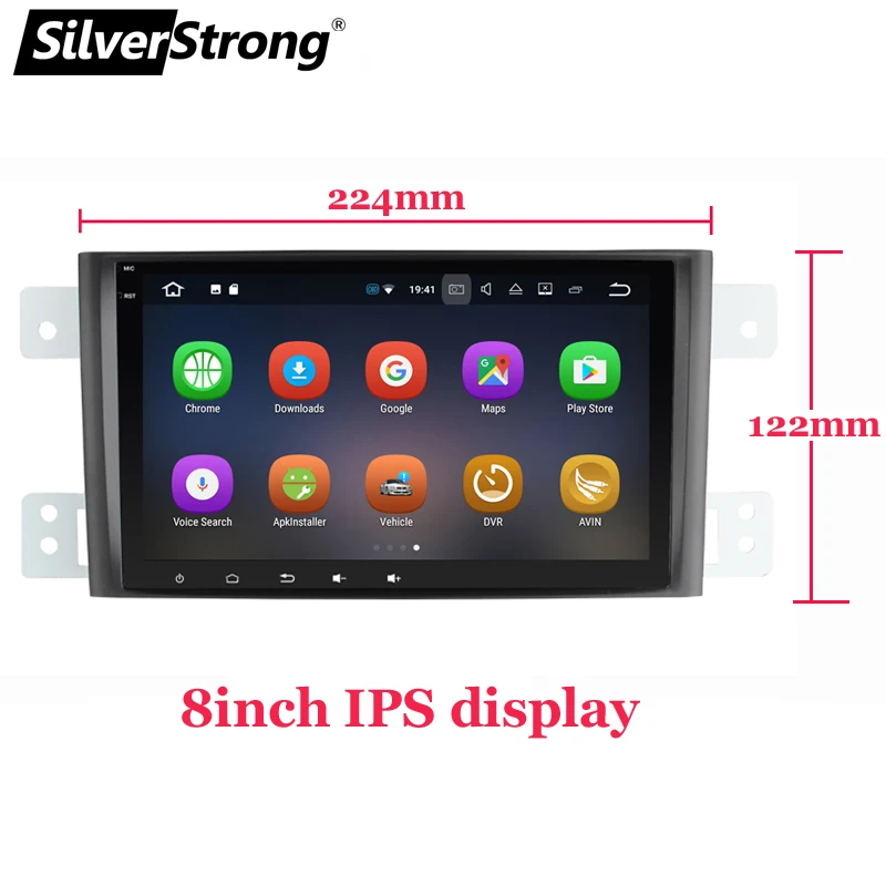 SilverStrong 2Din Android9.0 ips панель автомобильный dvd плеер для SUZUKI Grand Vitara Радио Навигация