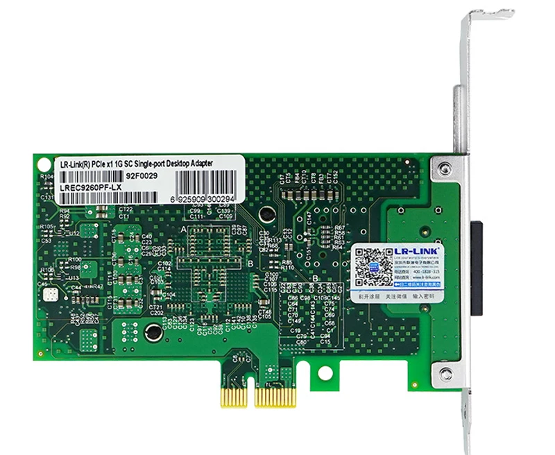 LR-LINK 9260PF-LX gigabit ethernet PCI-Express сетевой адаптер волоконно-оптический для ПК intel 82576 совместимый E1G42EF NIC
