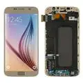 Золотой Для samsung S6 G920 сборка черный/белый/золотой Замена ЖК сенсорный экран и дигитайзер дисплей сборка для samsung S6 G920 - Цвет: Золотой