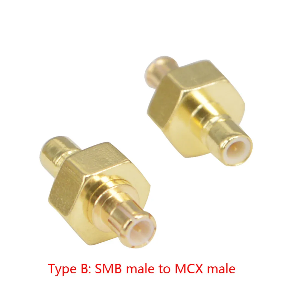 2 шт. SMB-MCX RF адаптер SMB к MCX Kit Male Female Coax Соединительный | Обустройство дома