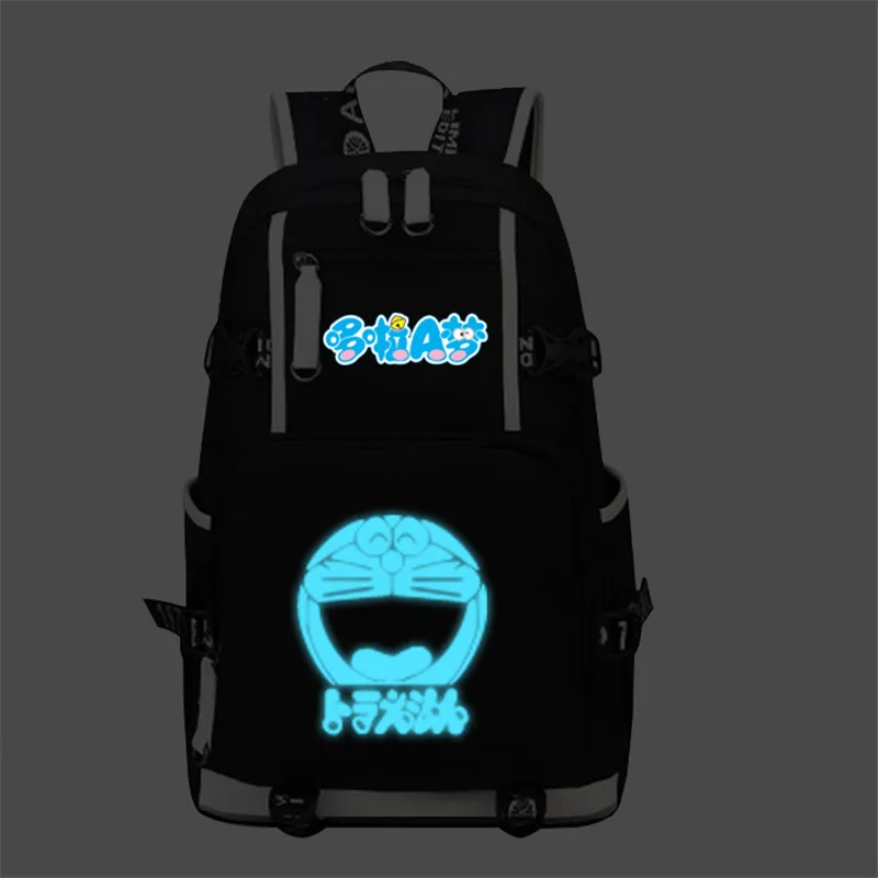 

High Quality Large Capacity Bamboo Dragonfly Doraemon Printing Backpack Kawaii School Bags Laptop Backpack Mochila Feminina
