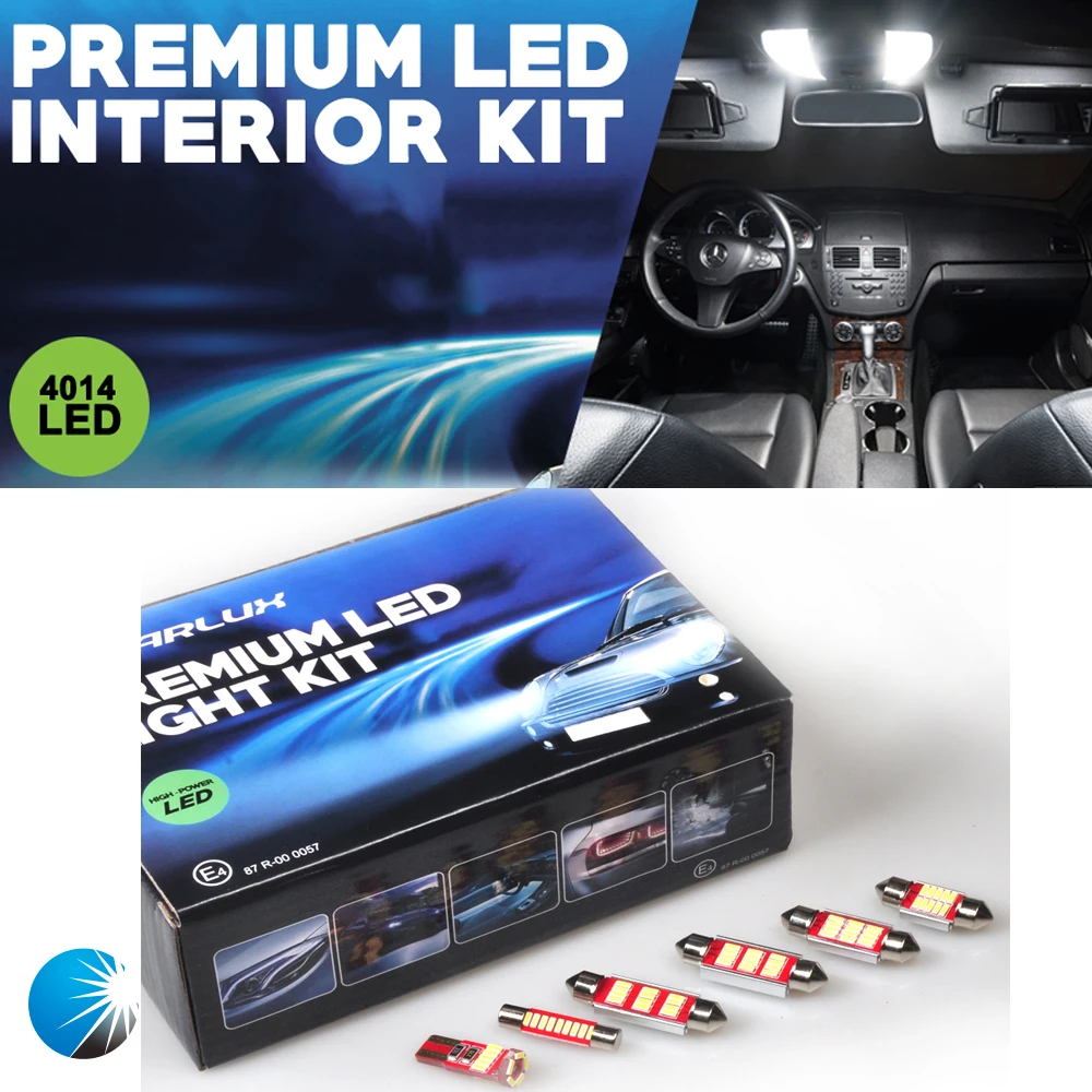 17PCS White Premium LED Interior Map Light Kit + License Plate for Volkswagen GTI Mk5 2006-2009 | Автомобили и мотоциклы