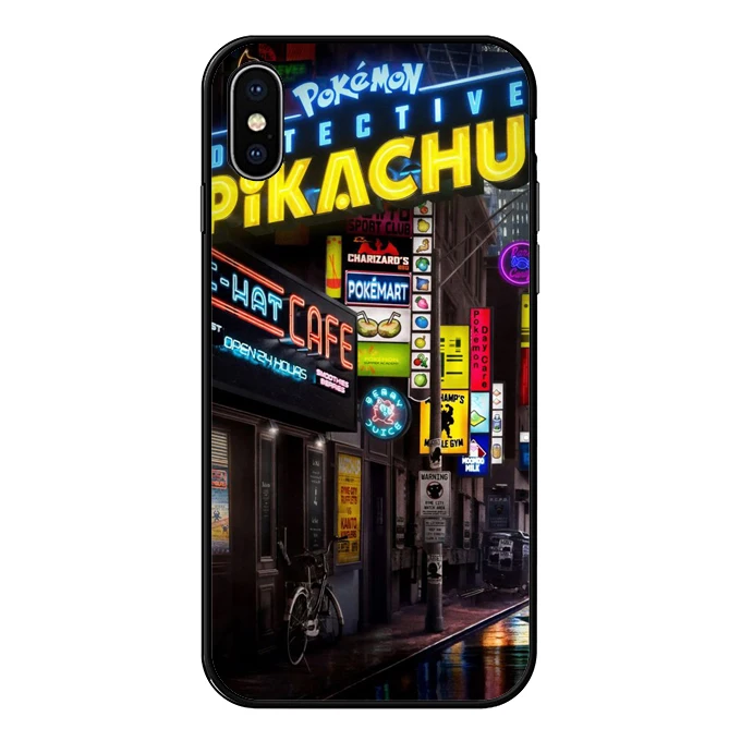 2019 новейший чехол с покемоном детективом Пикачу для iPhone X XS MAX XR 5 5S SE 6 6splus 7 8Plus7 8